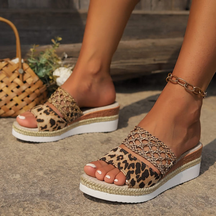 Sonoma™ Woven Wedge Sandals Earthy charm