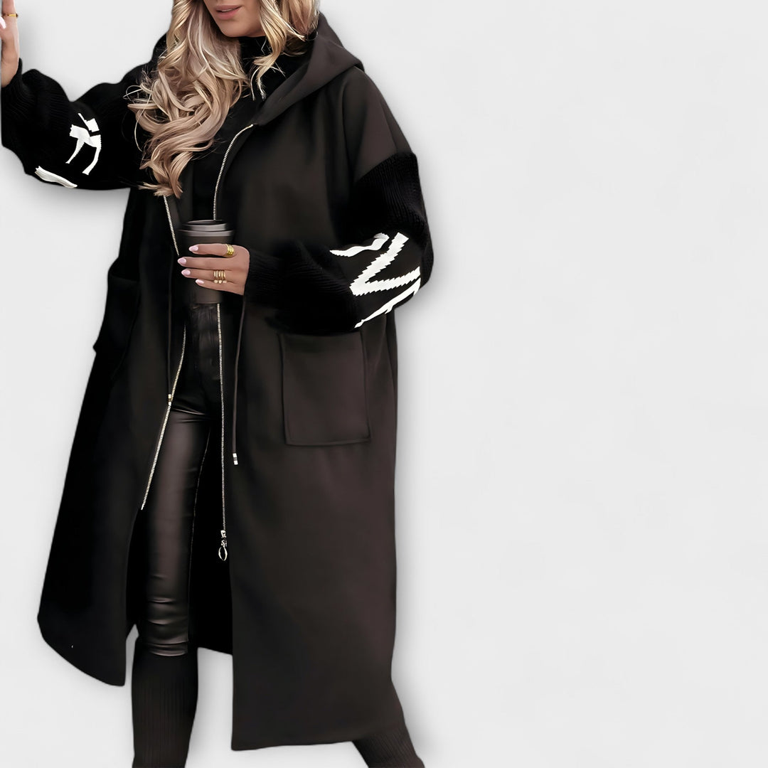 Rosana - Elegant Coat with Hood
