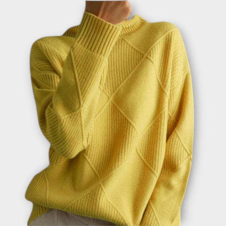 Melanie - Comfortable High Neck Sweater