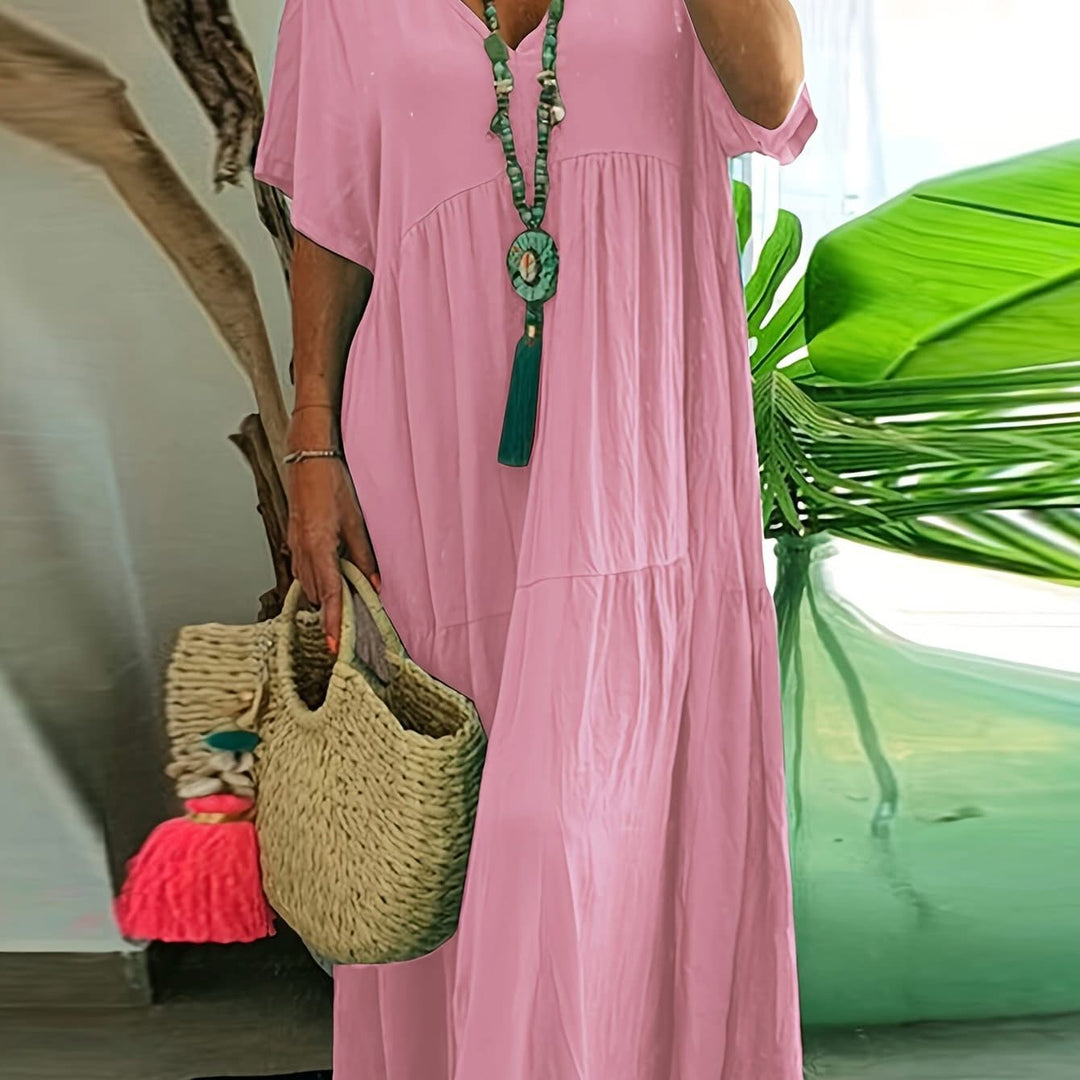 Serena – Pleated Maxi Dress