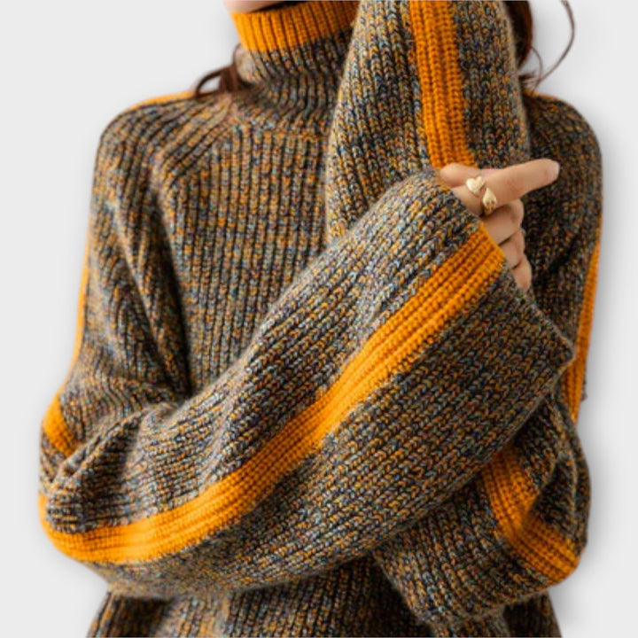 Breseis - Vintage Sweater with Turtleneck