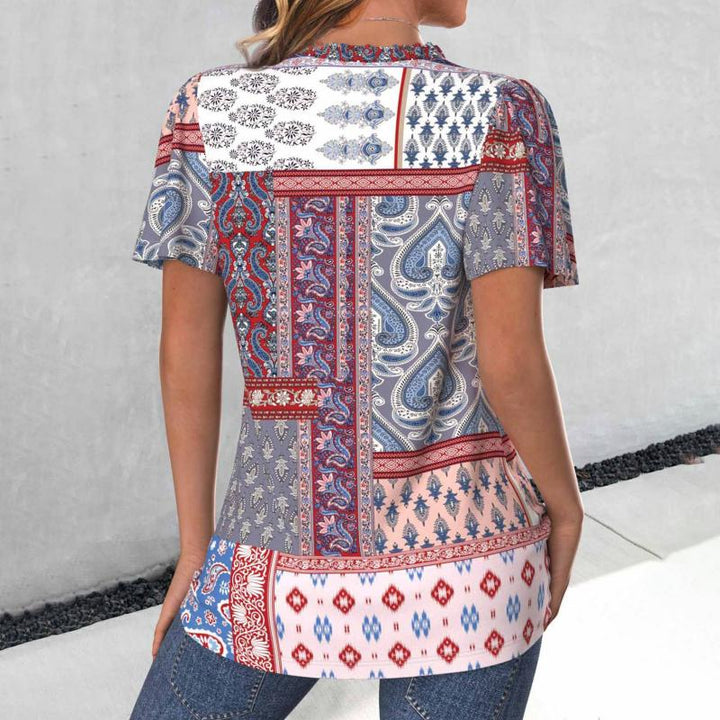 Casual Outing Radiant Blouse - Easy-Wear
