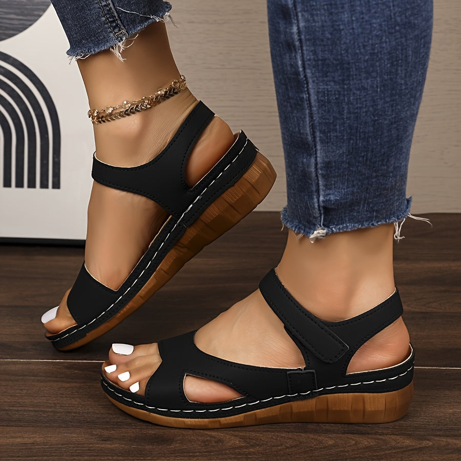 Flora – Floral Platform Sandals