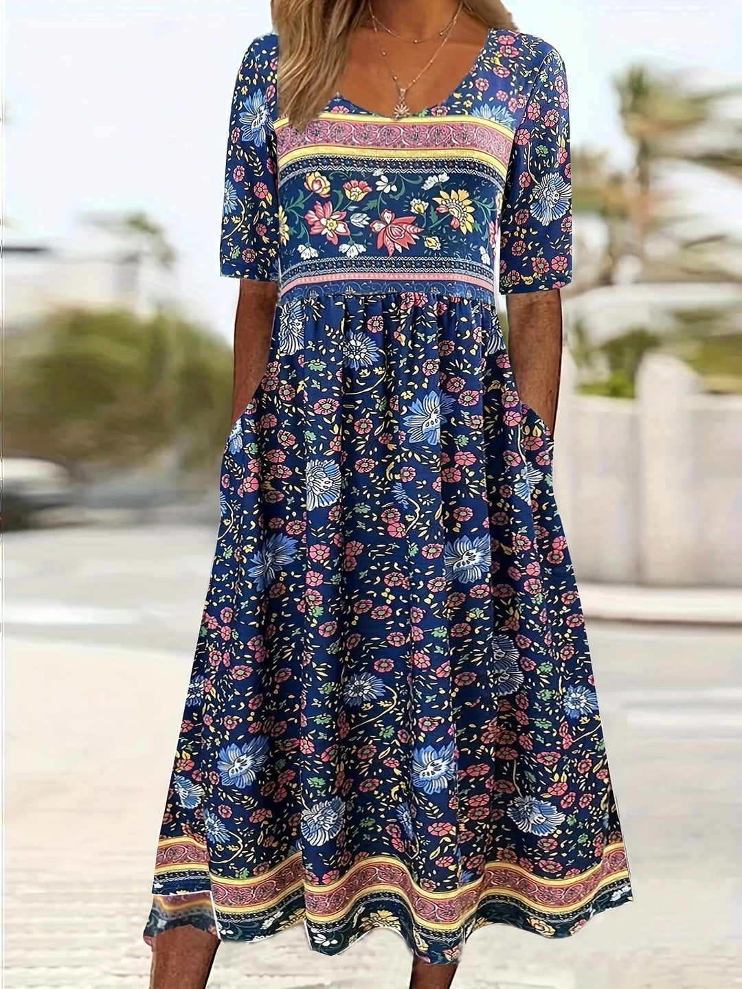 Serenity – Floral Boho Dress