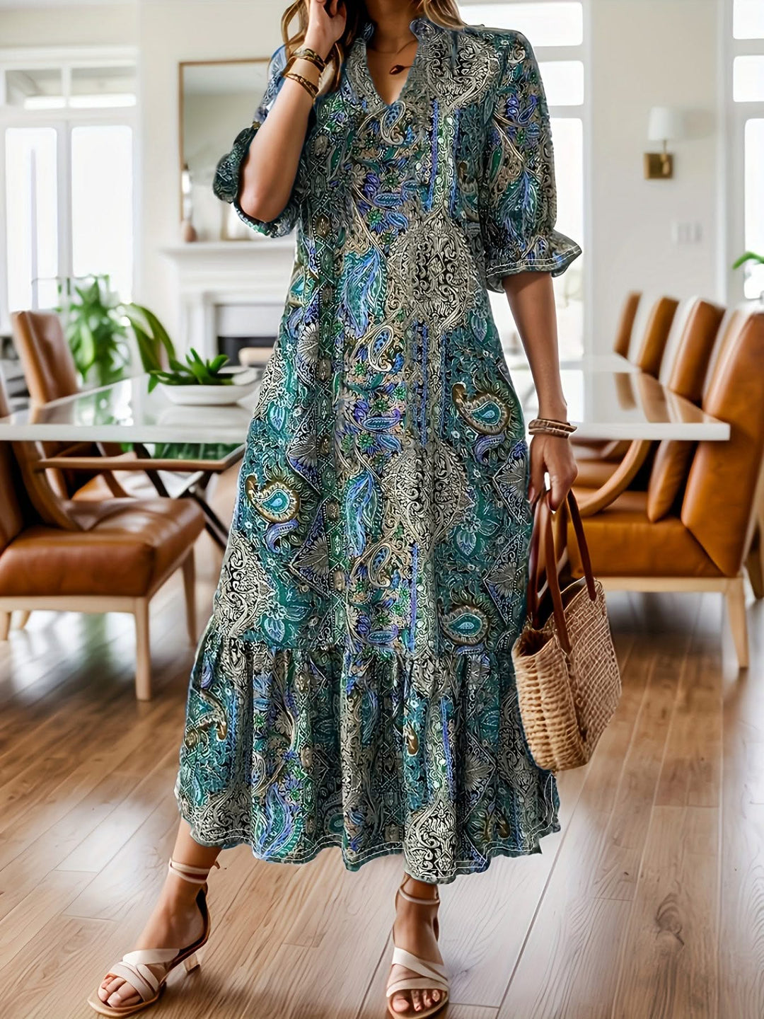 Maya – Batwing Maxi Dress