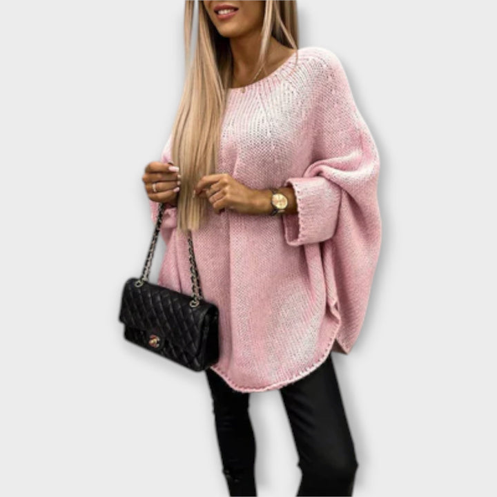 Isabelle - Elegant women's sweater with round neckline