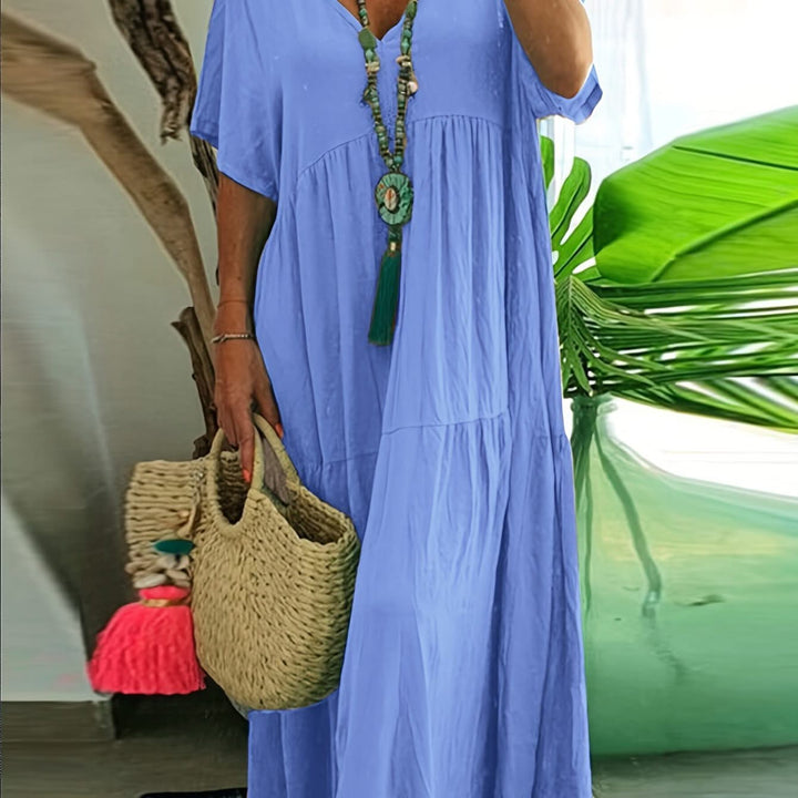 Serena – Pleated Maxi Dress