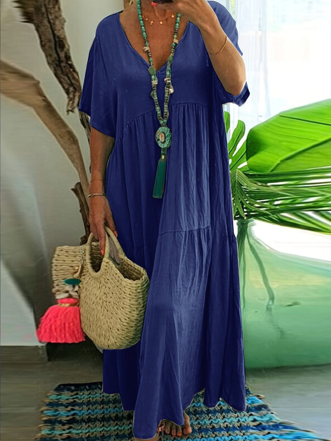 Serena – Pleated Maxi Dress