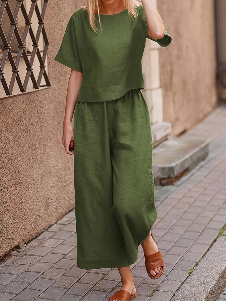 Mira – Casual Split Sleeve Top
