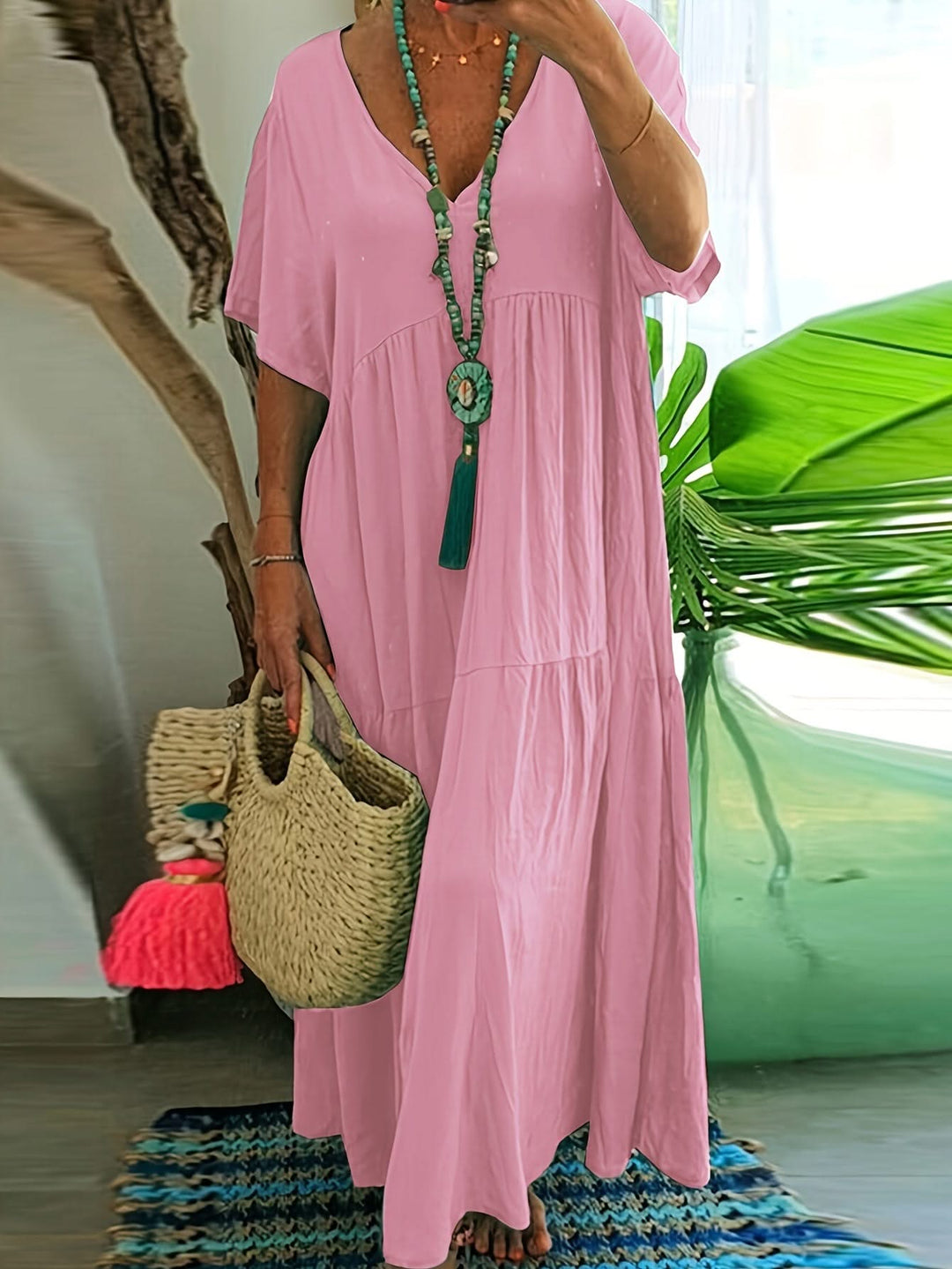 Serena – Pleated Maxi Dress