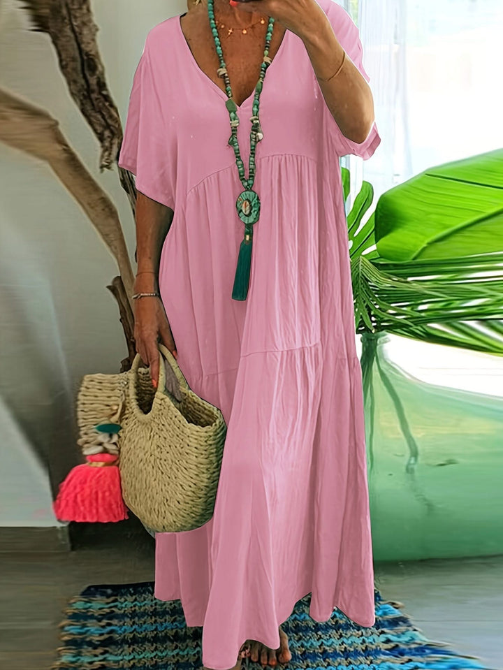 Serena – Pleated Maxi Dress