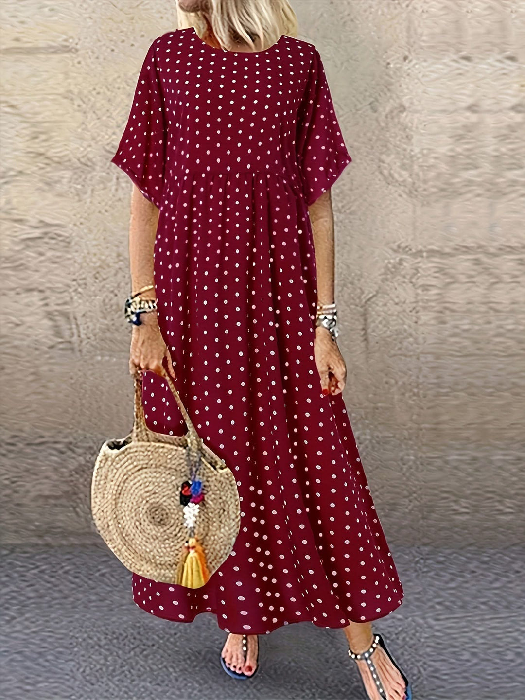 Harper – Polka Dot Midi Dress