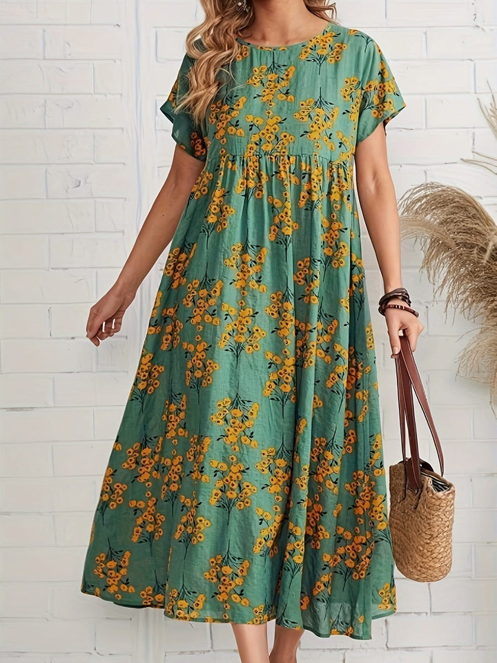Ivy – Floral Midi Dress