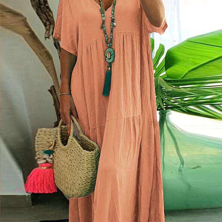 Serena – Pleated Maxi Dress