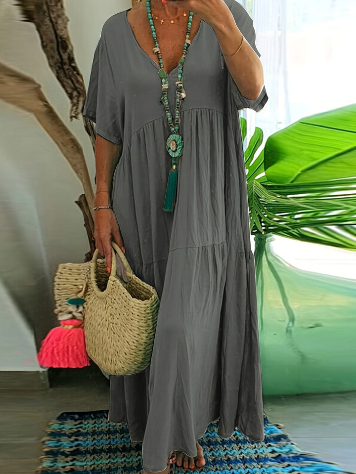 Serena – Pleated Maxi Dress