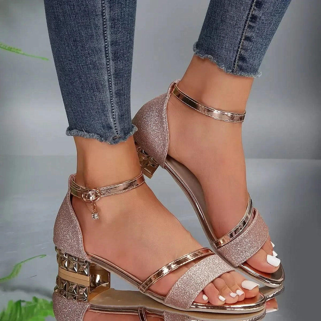 Camille Gold Chain Orthopedic Sandals