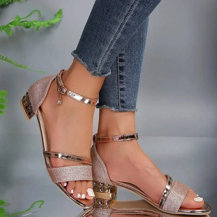 Camille Gold Chain Orthopedic Sandals