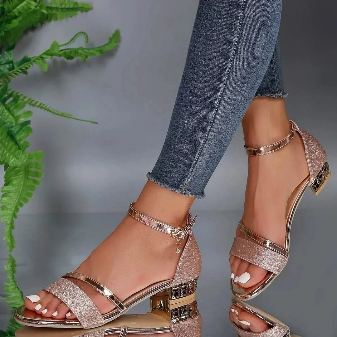 Camille Gold Chain Orthopedic Sandals