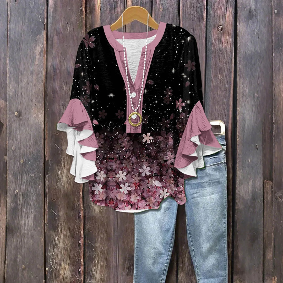 Casual Outing Elegant Blouse - Loose Fit