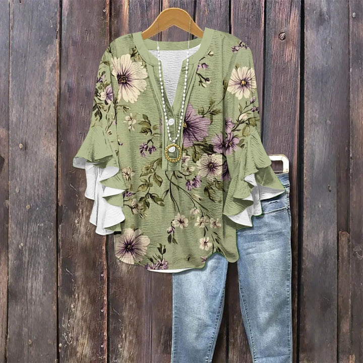 Casual Outing Elegant Blouse - Loose Fit