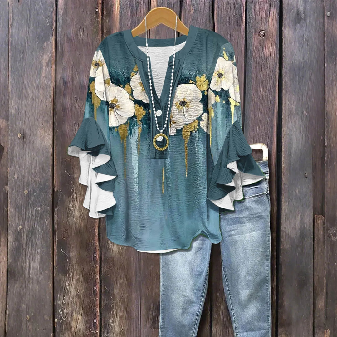 Casual Outing Elegant Blouse - Loose Fit