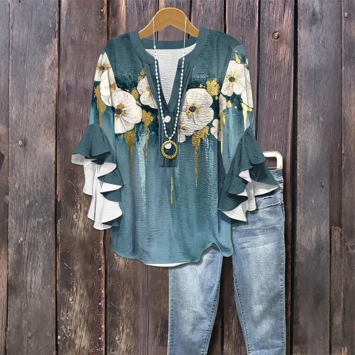 Casual Outing Elegant Blouse - Loose Fit