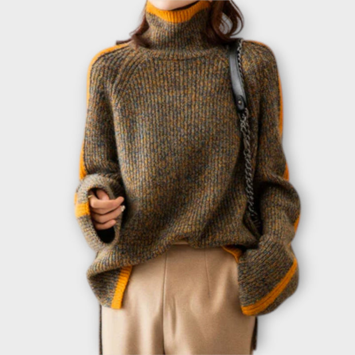 Breseis - Vintage Sweater with Turtleneck