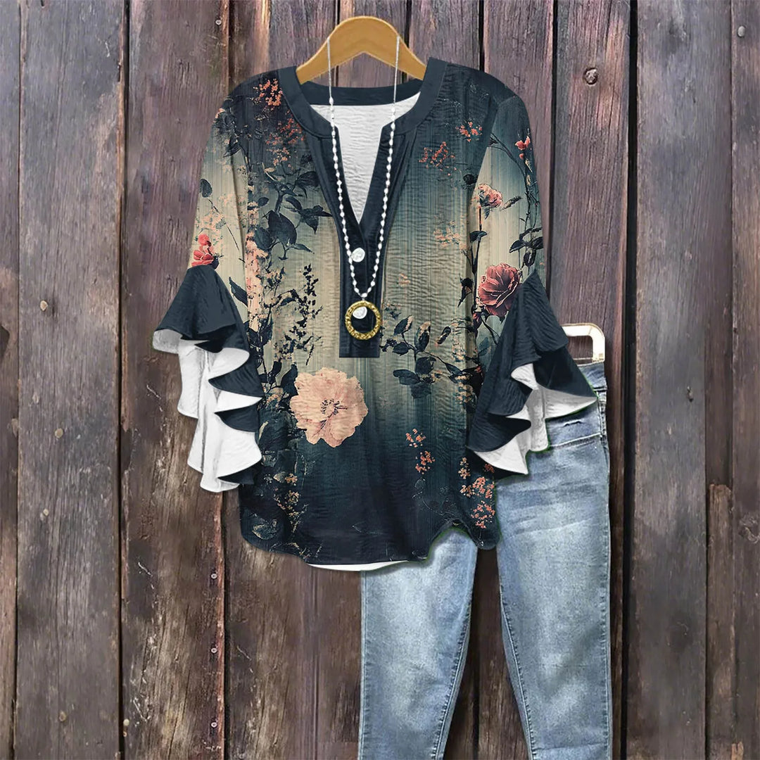 Casual Outing Elegant Blouse - Loose Fit