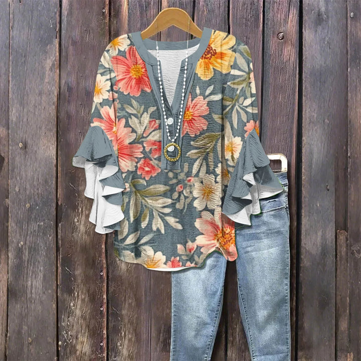 Casual Outing Elegant Blouse - Loose Fit