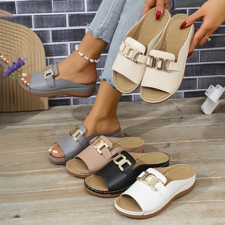 Nova – Bohemian Platform Slip-On Sandals