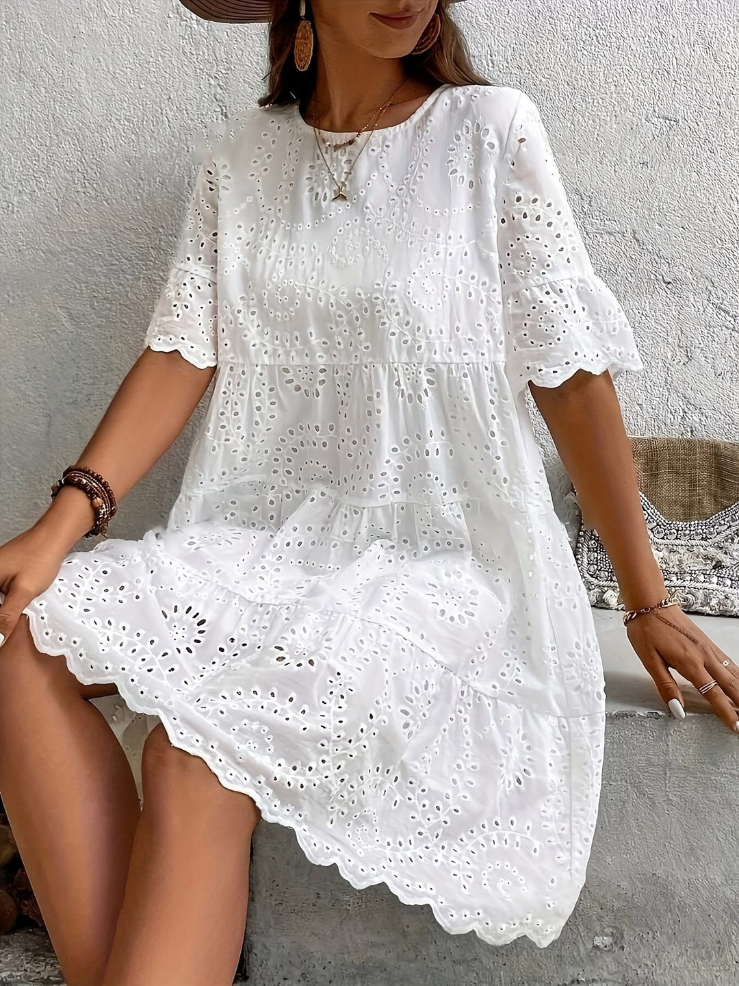 Seraphine – Puff-Sleeve Dress