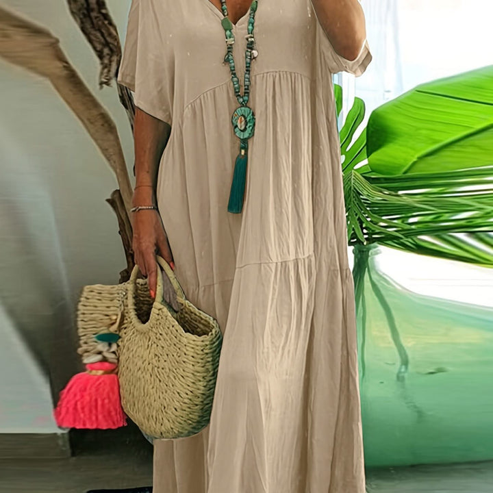 Serena – Pleated Maxi Dress