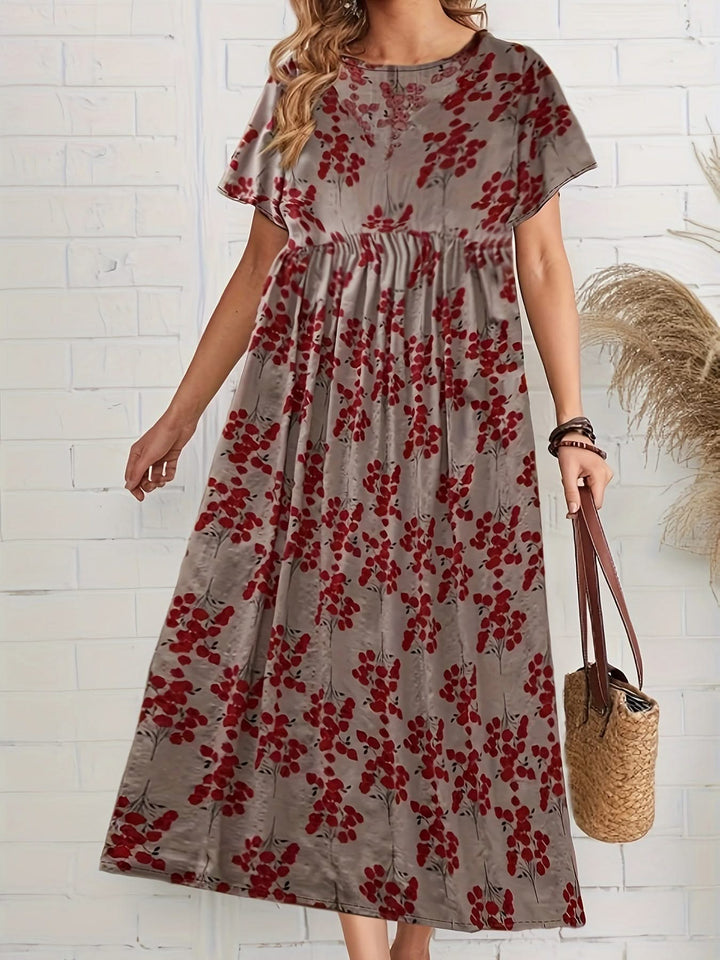 Ivy – Floral Midi Dress