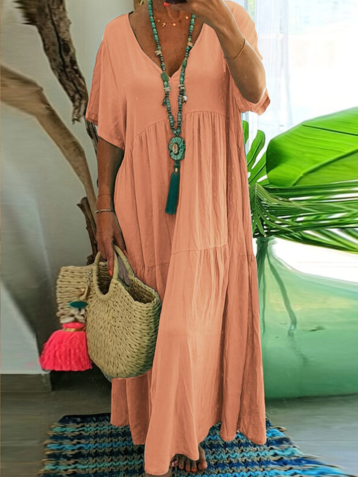 Serena – Pleated Maxi Dress