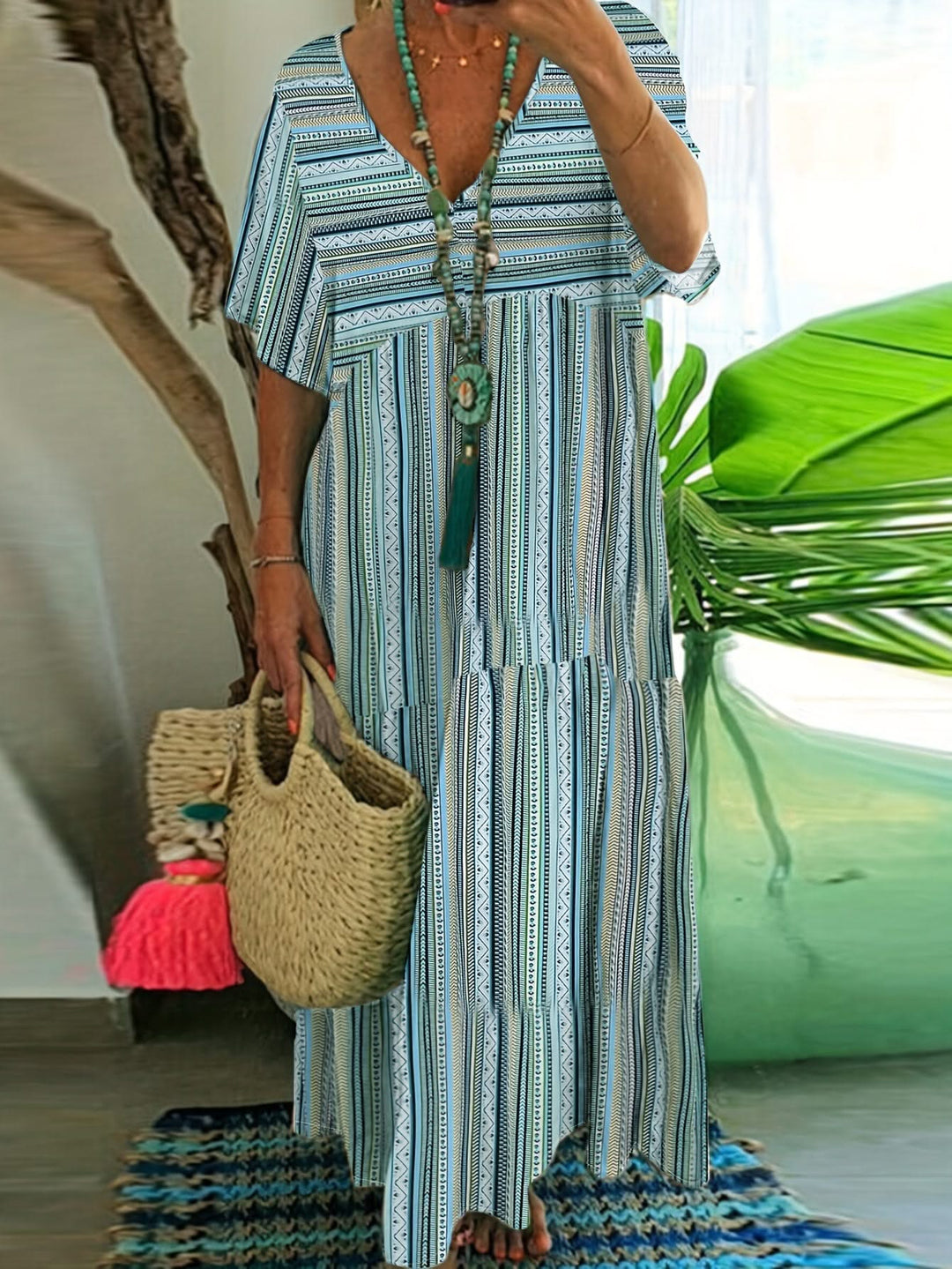 Serena – Pleated Maxi Dress
