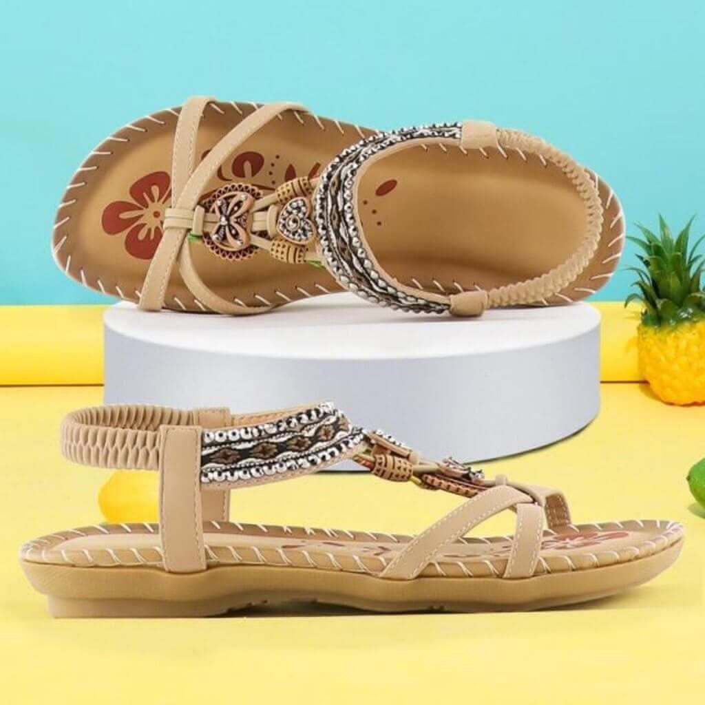 Hawaii - Sandals with Elastic Band & Soft Platform