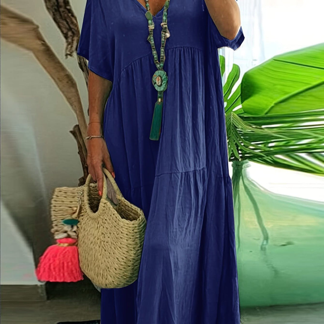 Serena – Pleated Maxi Dress