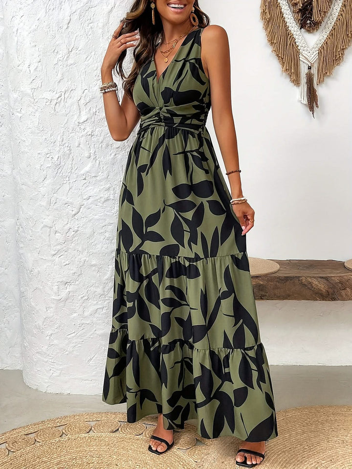 Aurora – Floral Ruffle Dress