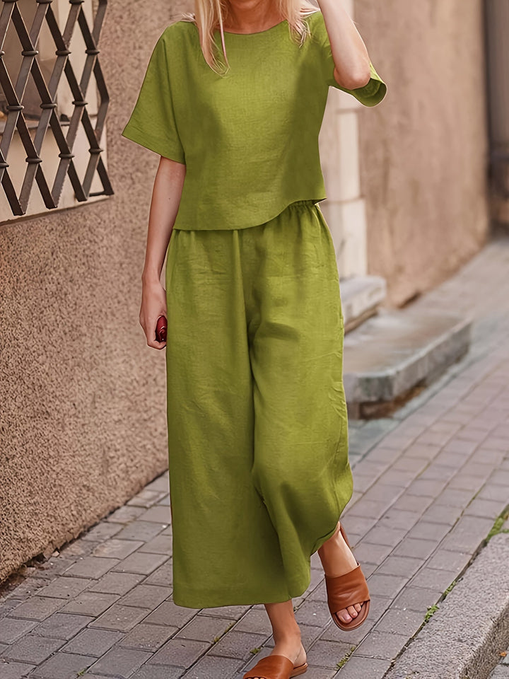 Mira – Casual Split Sleeve Top