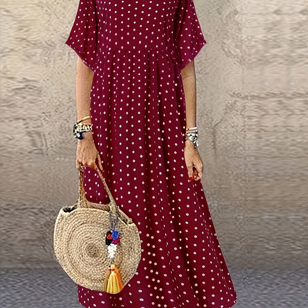 Harper – Polka Dot Midi Dress