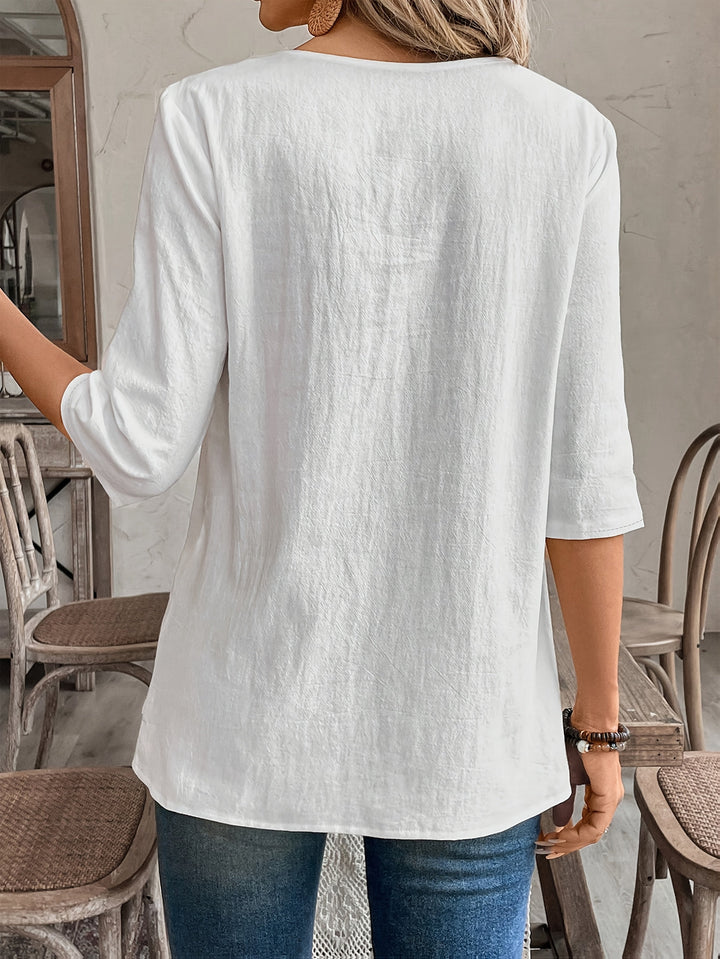Azure – Sleeve Asymmetrical Top