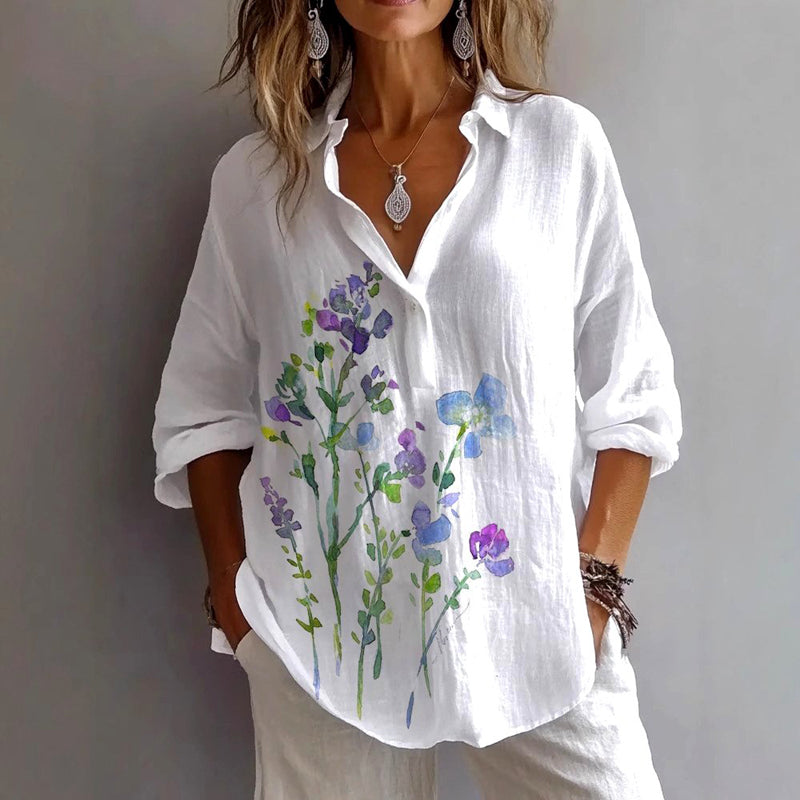 Casual Outing Elegant Blouse - Easy-Wear