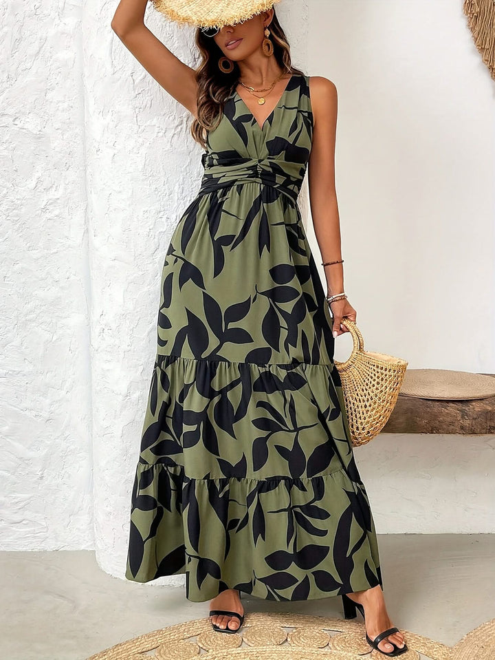 Aurora – Floral Ruffle Dress