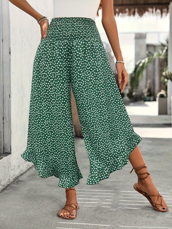 Florence – Floral Wide-Leg Pants