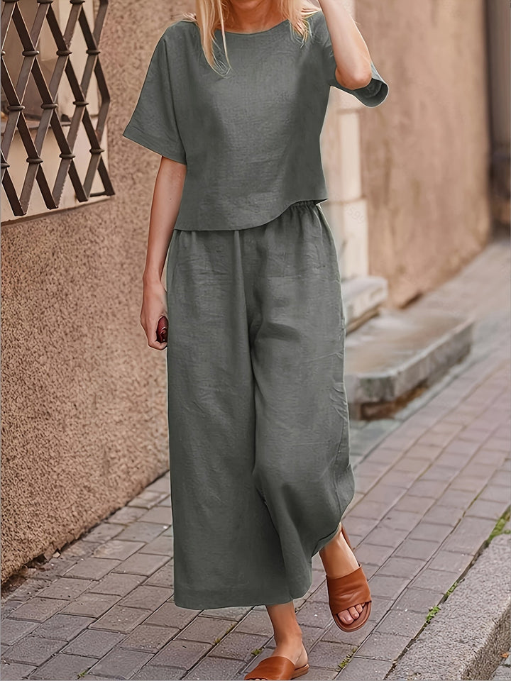 Mira – Casual Split Sleeve Top