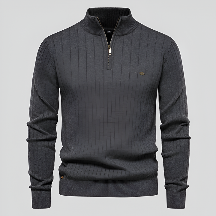 NIGEL | Premium Zip up Sweater Cotton