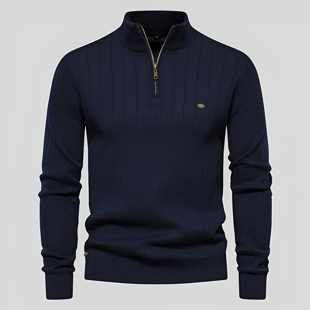 NIGEL | Premium Zip up Sweater Cotton