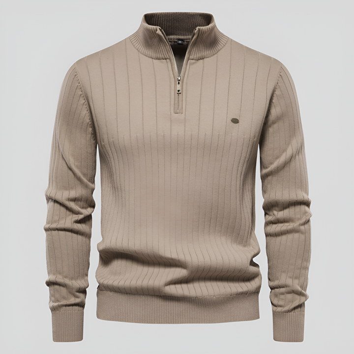 NIGEL | Premium Zip up Sweater Cotton
